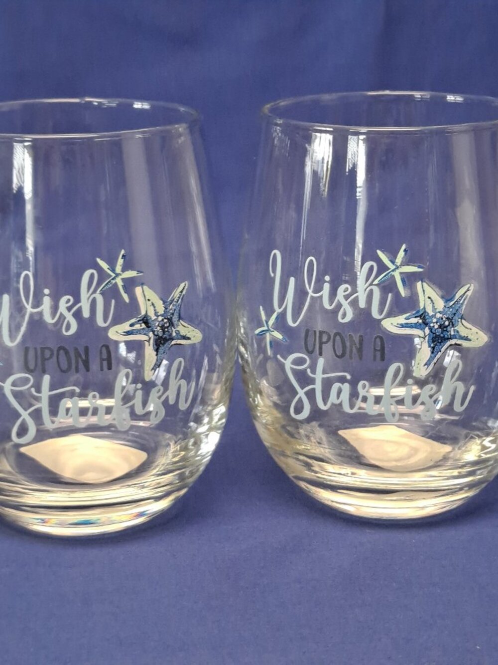 Set 2 New Royal Norfolk SHORE LIVING Double OLD FASHIONED GLASSES 16 Oz Cocktail